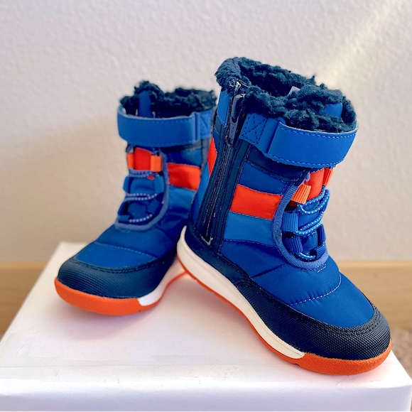 **EUC** MERRELL JR. ALPINE PUFFER WATERPROOF CALF-HIGH SNOW-BOOTS - Picture 1 of 9